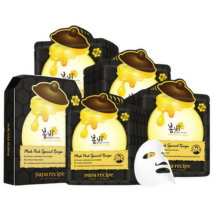 Papa Recipe Black Honey Can Deep Cleansing & Oil-control Facial Mask 20 Pcs T5059