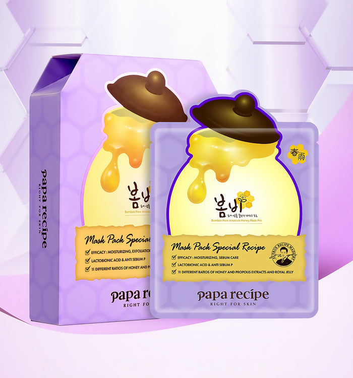 Papa Recipe Purple Honey Can Gentle Exfoliation Facial Mask (3.0) 16 Pcs T5061