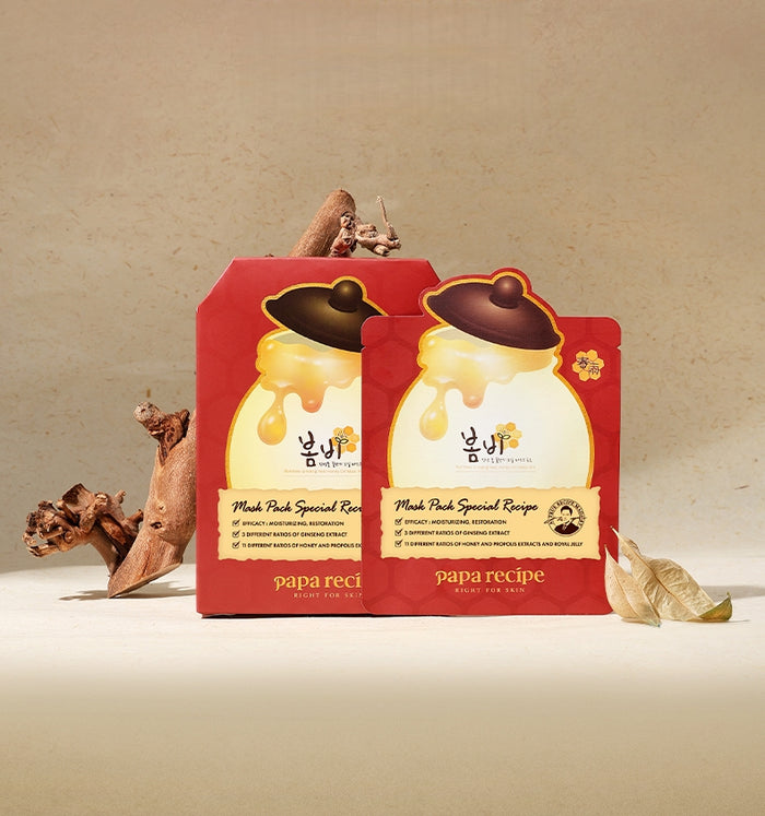 Papa Recipe Red Honey Can Essence Revitalizing Facial Mask (3.0) 20 Pcs T5071