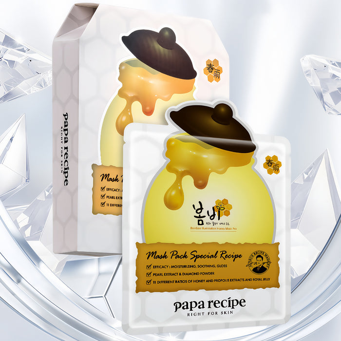 Papa Recipe White Honey Can Brighten Moisturizing Facial Mask 20 Pcs T5058