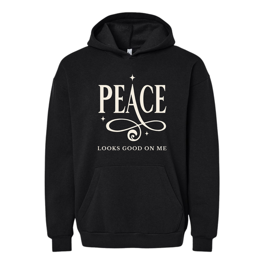 Peace Looks Good On Me | Grown Azz Woman Hoodie