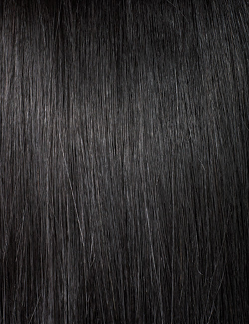 OUTRE 13x6 lace frontal wig synthetic straight natural black hair long smooth silky texture