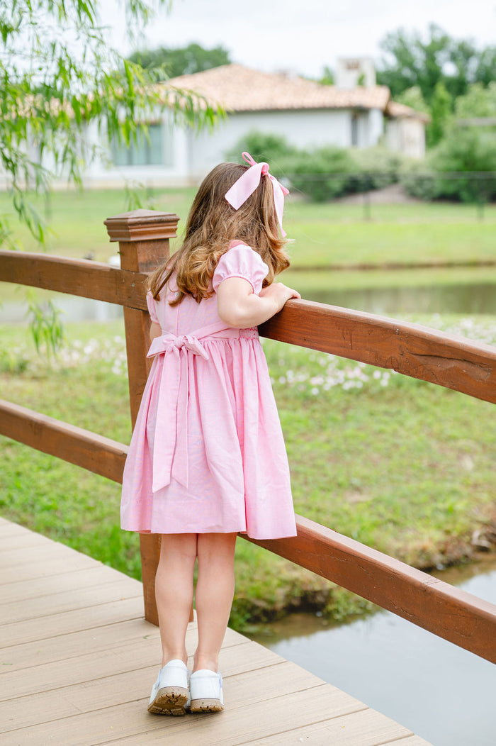 Perfectly Pink Smocked Caroline Dress