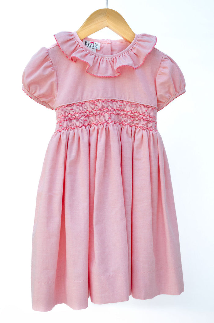 Perfectly Pink Smocked Caroline Dress