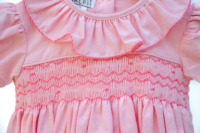Perfectly Pink Smocked Caroline Dress