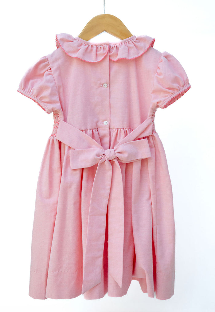 Perfectly Pink Smocked Caroline Dress