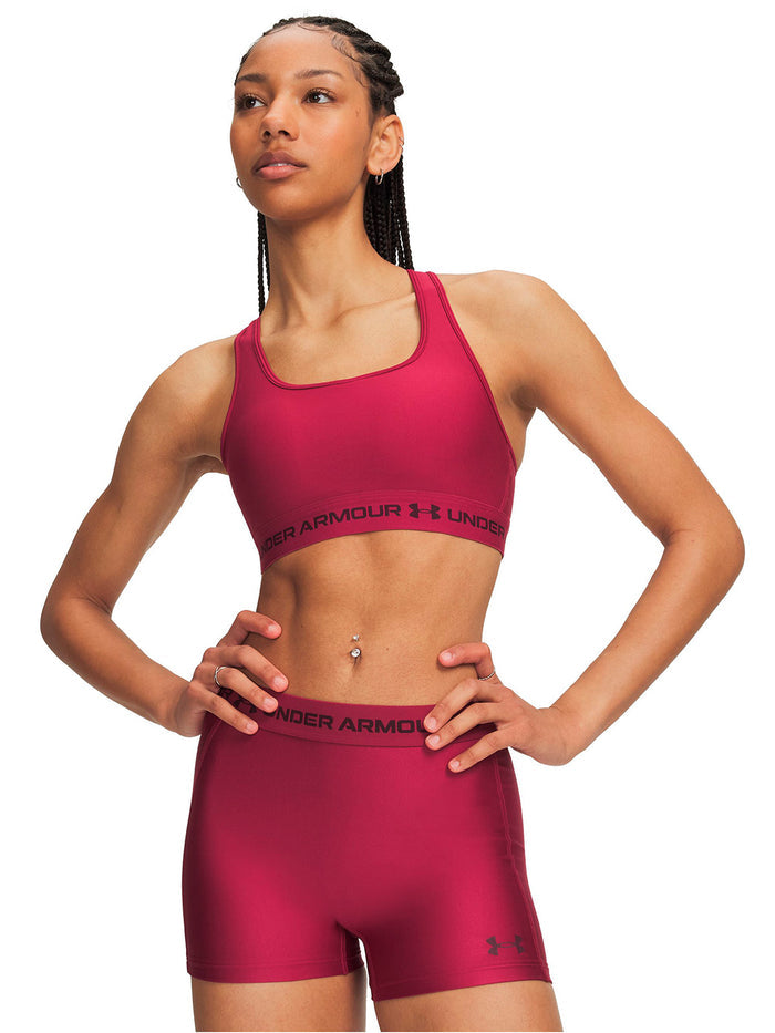 Peto UA Crossback Mid roja para mujer