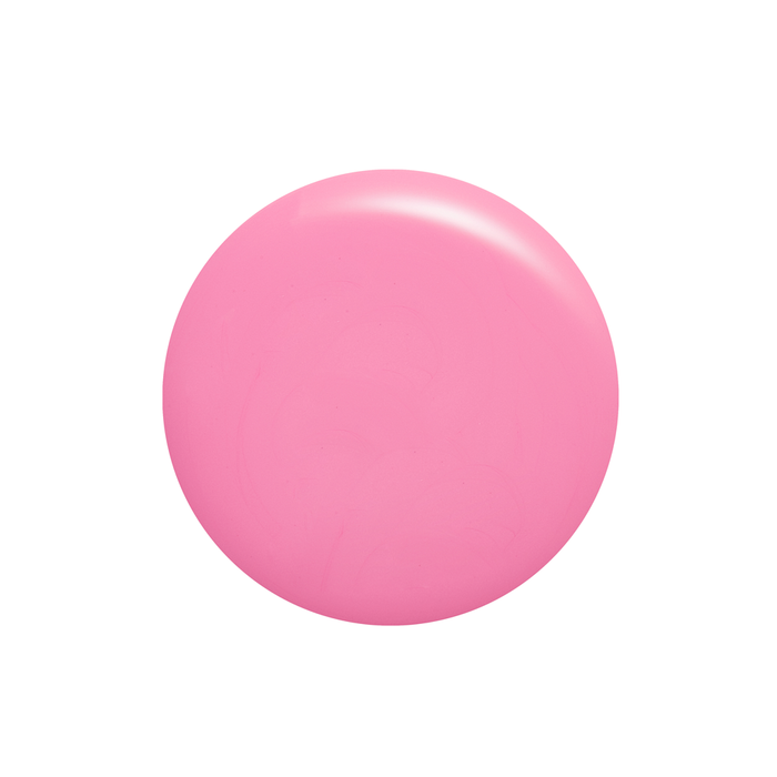 Pinkterest+ bubblegum pink nail polish color swatch