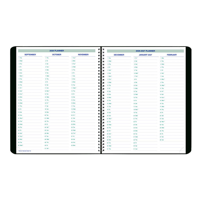 Plan & Link™ Monthly Planner, 2027, 16 Months C1512.81T-27 Blueline