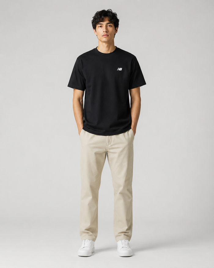 playera new balance essentials hombre mt41509-bk