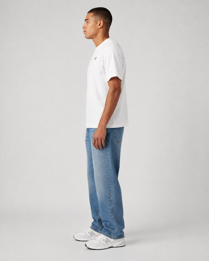 playera new balance essentials hombre mt41509-wt