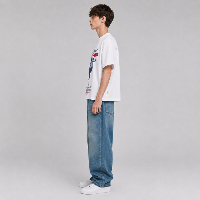 playera true Lollipop Boxy Tee - White