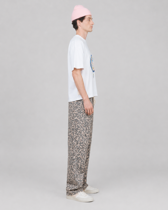 playera true my cereal boxy tee - White