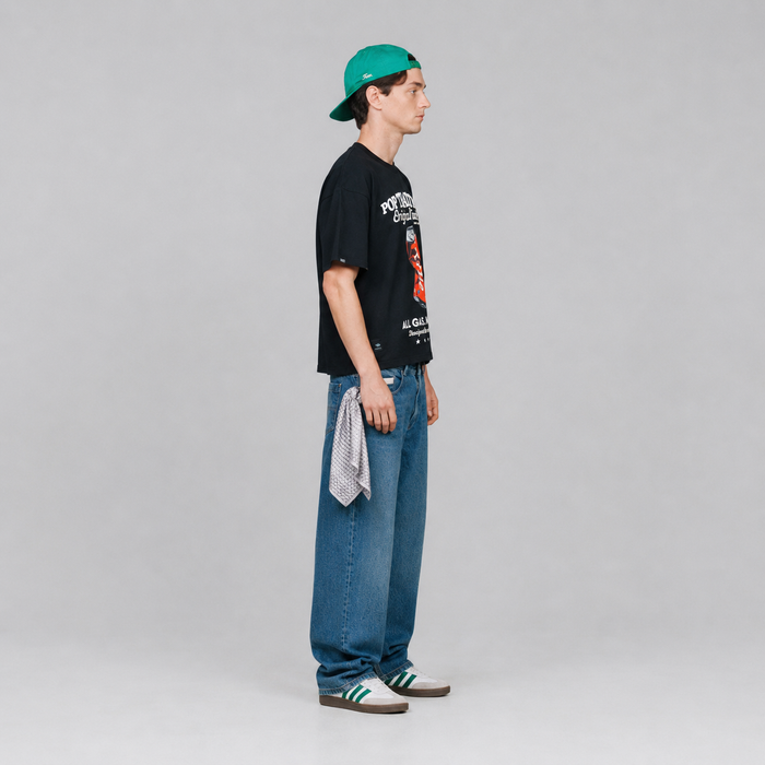 playera true Pop Taste Boxy Tee - Black