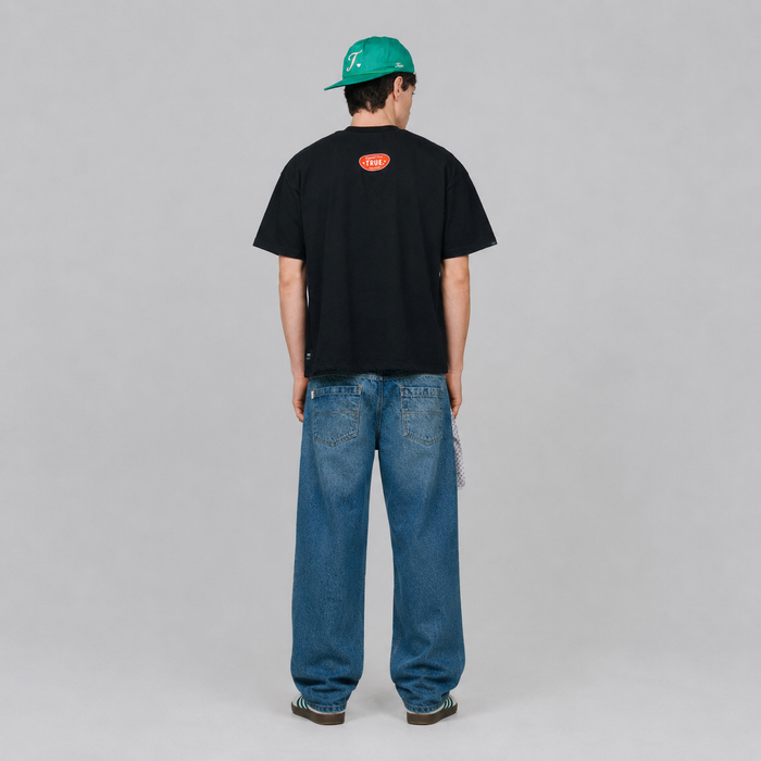 playera true Pop Taste Boxy Tee - Black