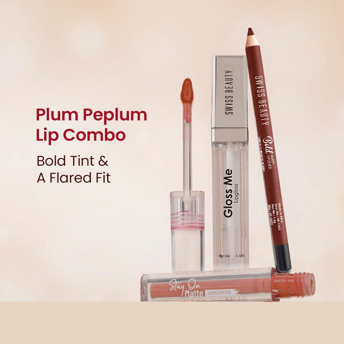 Plum Peplum Lip Combo