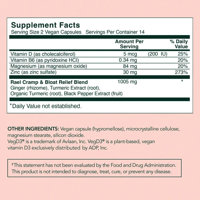 PMS Cramp & Bloat Supplement