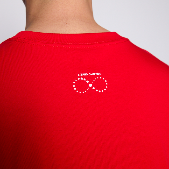 Polera Colo Colo Urbano Hombre Celebra el 90% Chile Rojo