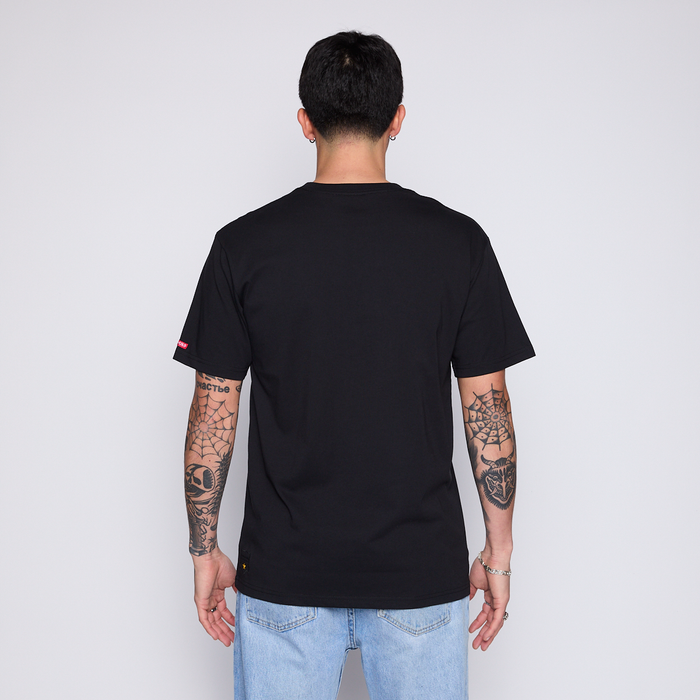 Polera Colo Colo Urbano Hombre Escudo Negro