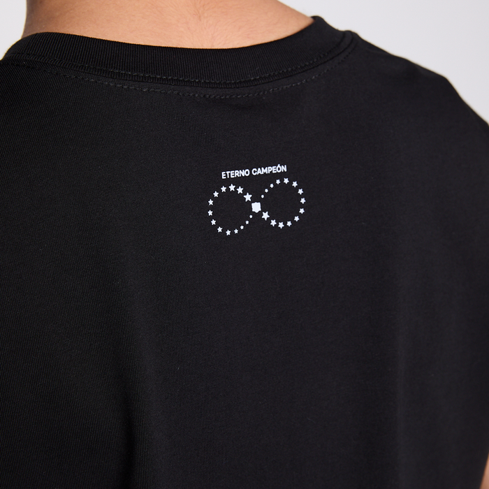 Polera Crop Colo Colo Urbano Mujer Eterna Campoena Negro