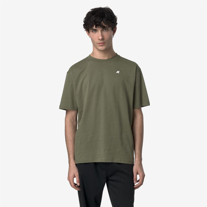 Polera K-Way Men Solo Green Lichen