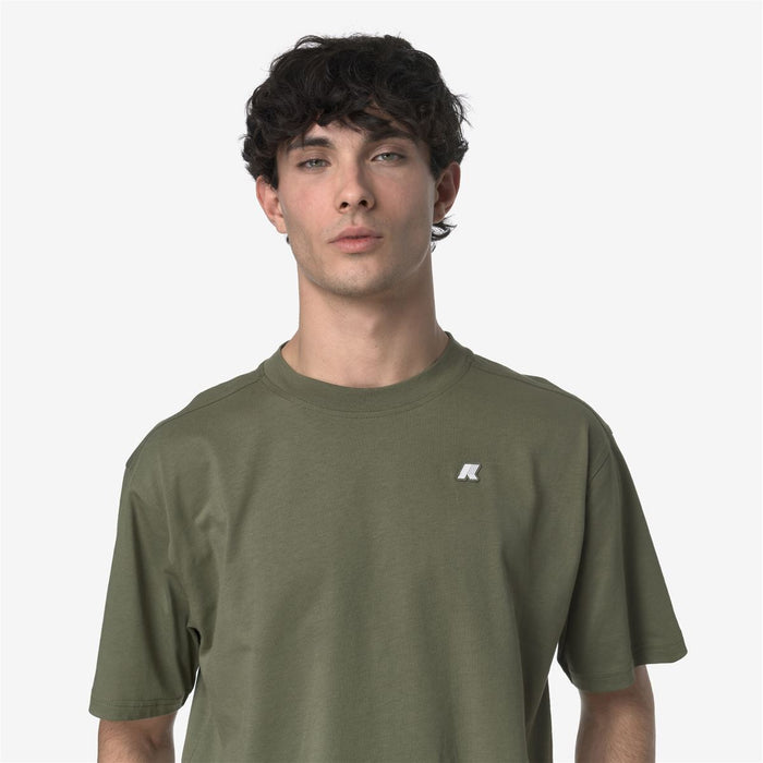 Polera K-Way Men Solo Green Lichen