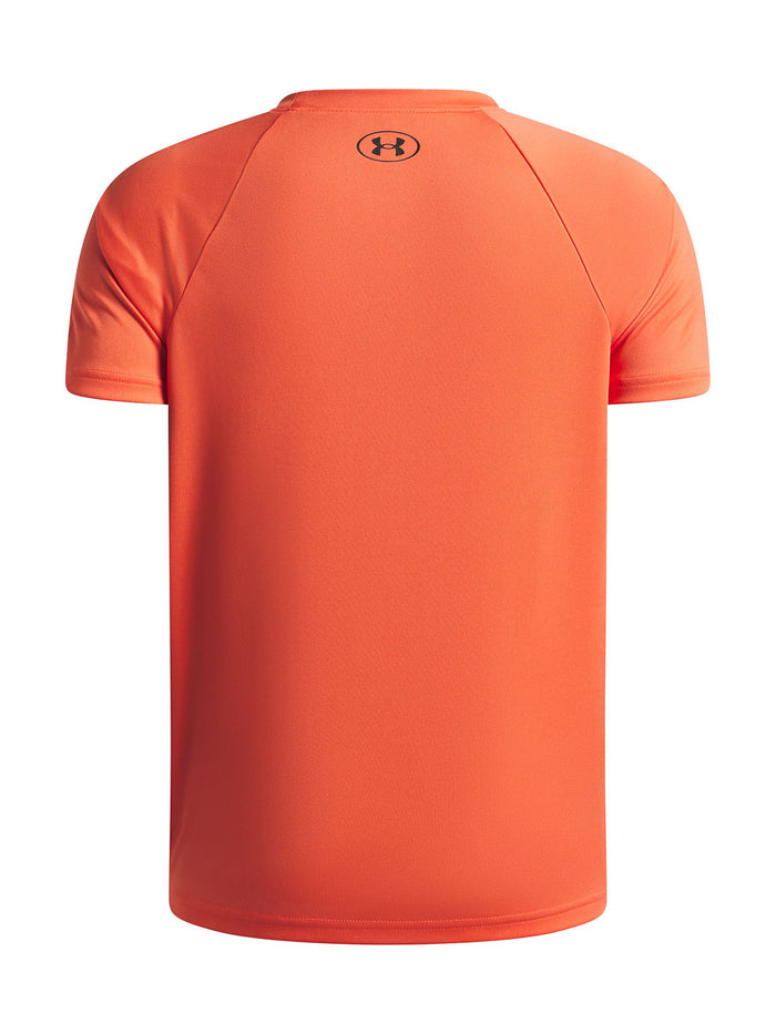 UA Tech Hybrid Print Polera Manga Corta rojo para niño