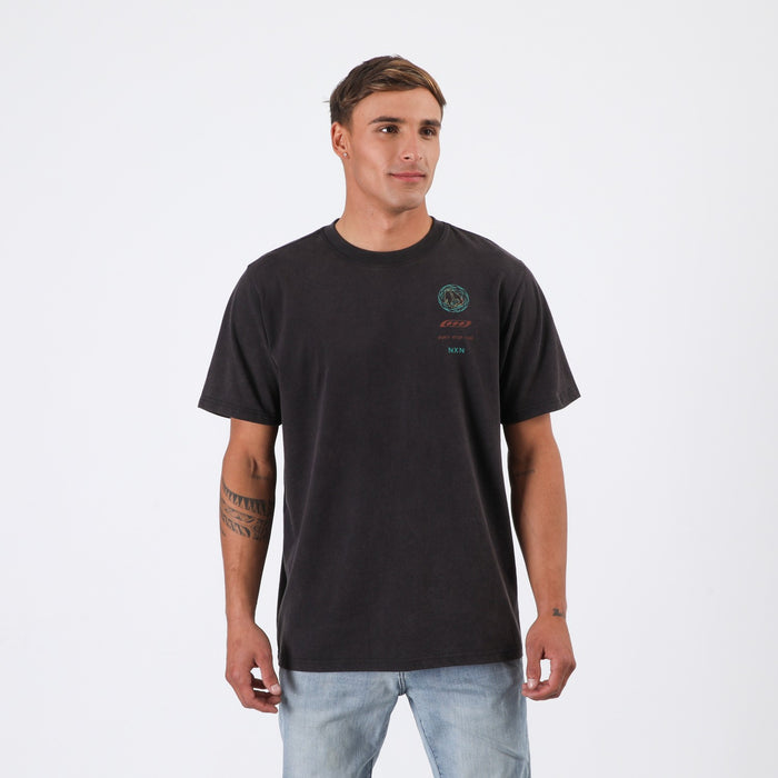 Polera Nixon Men Clock is Ticking Washed Black