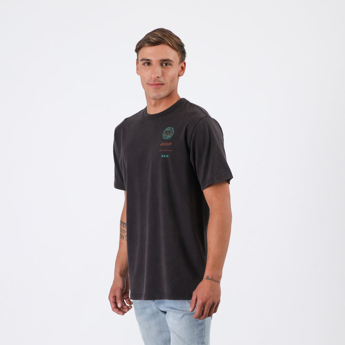 Polera Nixon Men Clock is Ticking Washed Black