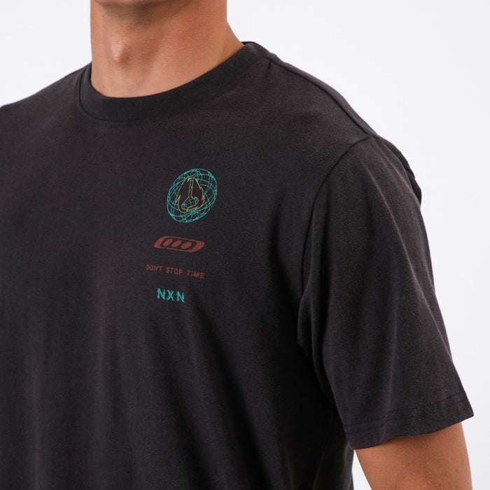 Polera Nixon Men Clock is Ticking Washed Black
