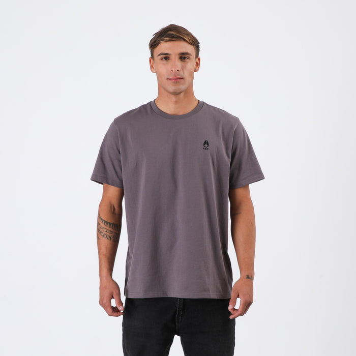Polera Nixon Men Icon Nxn Dark Grey