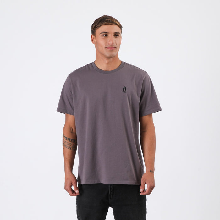 Polera Nixon Men Icon Nxn Dark Grey