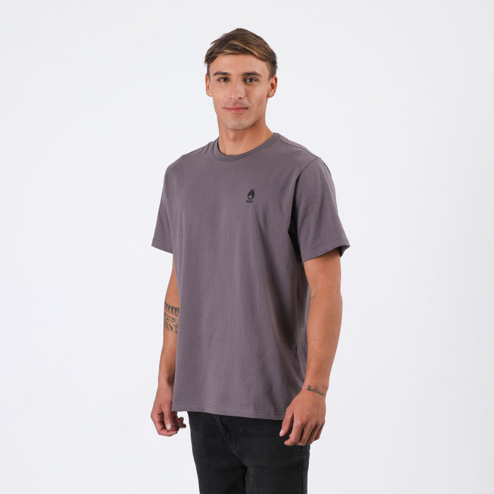 Polera Nixon Men Icon Nxn Dark Grey