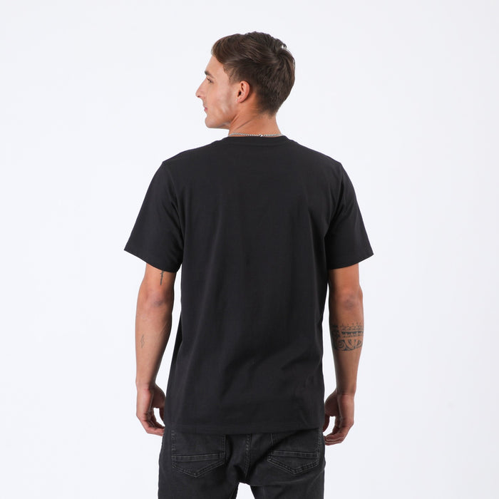 Polera Nixon Men Logo Letters Black