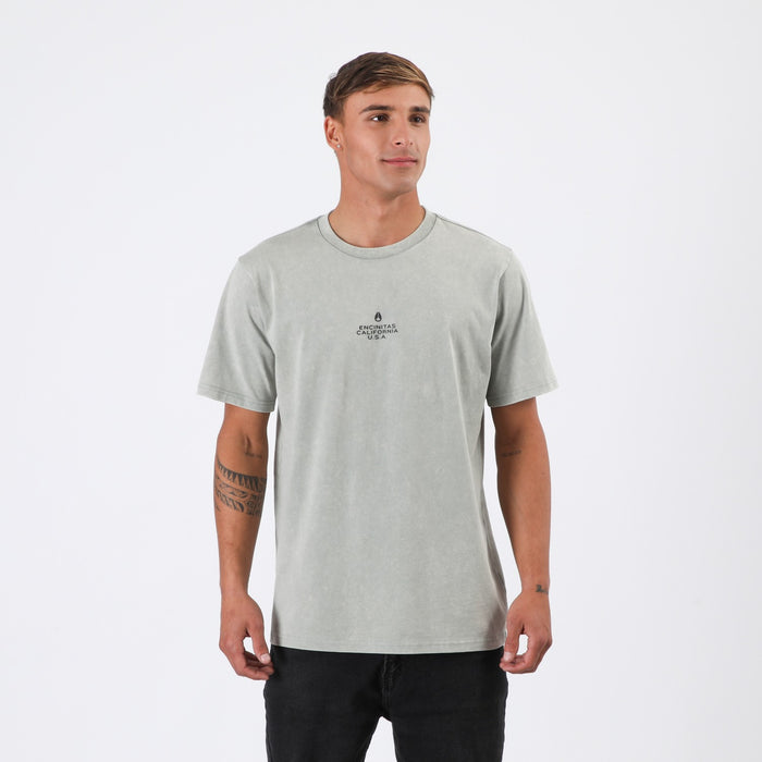 Polera Nixon Men Origins Light Green