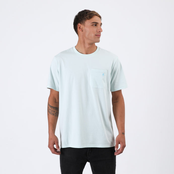 Polera Nixon Men Pocket Light Blue