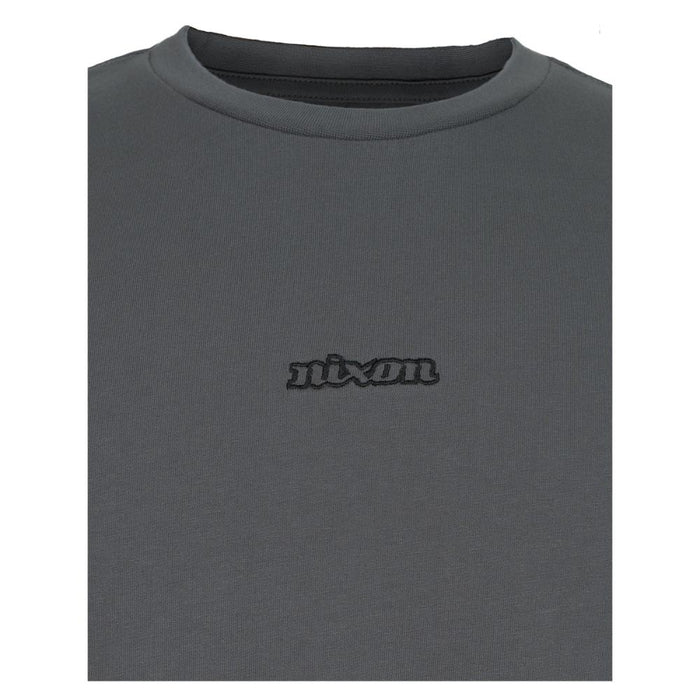 Polera Nixon Men Small Logo Dark Gray