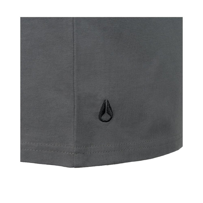 Polera Nixon Men Small Logo Dark Gray