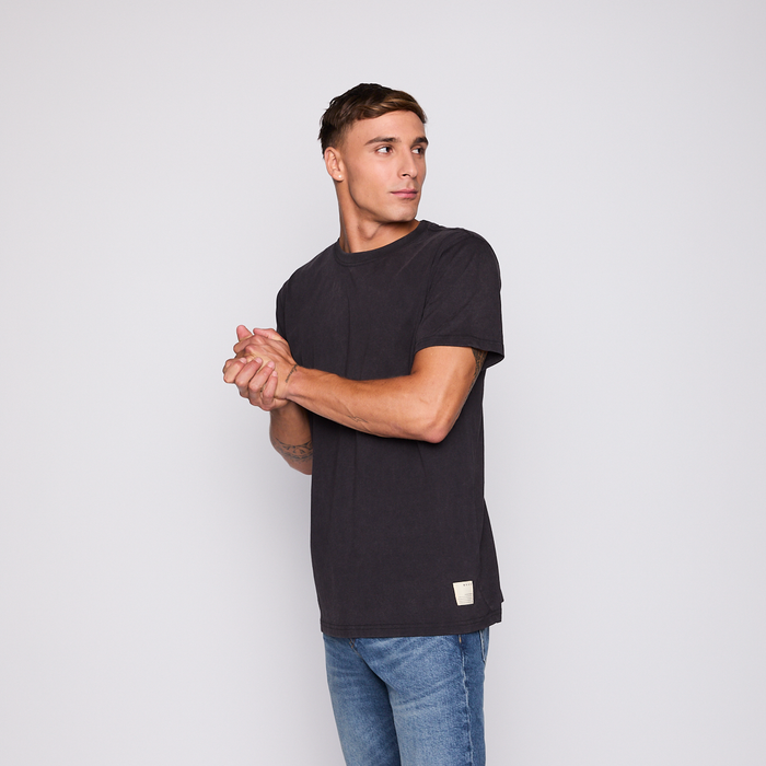 Polera Reef Men Clean Black