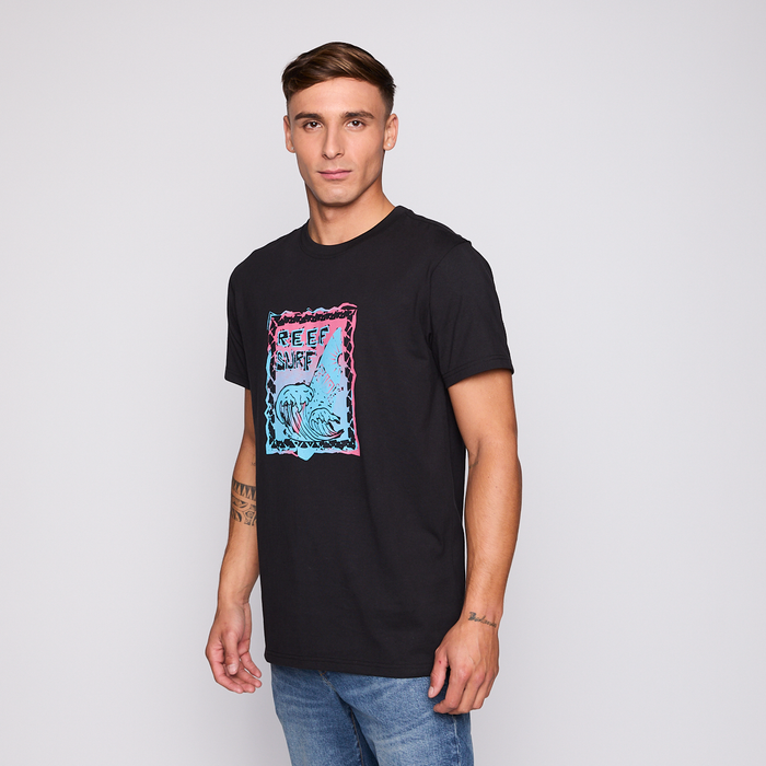 Polera Reef Men Surf Surf Black