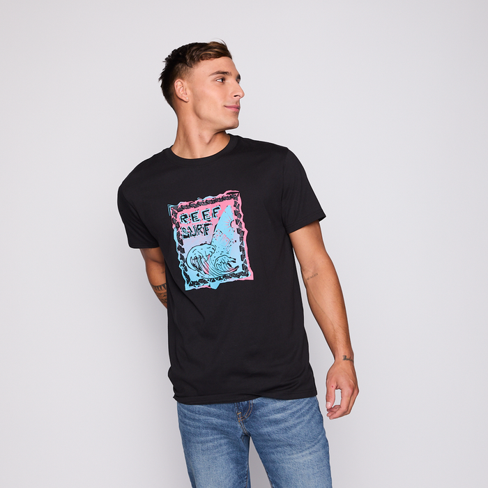 Polera Reef Men Surf Surf Black