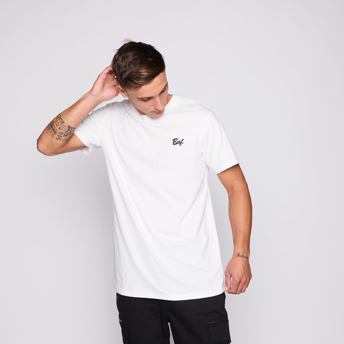 Polera Reef Men Surf Vibes White