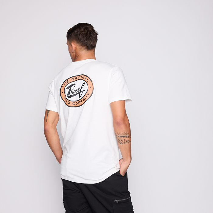 Polera Reef Men Surf Vibes White