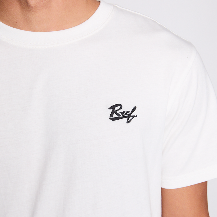 Polera Reef Men Surf Vibes White