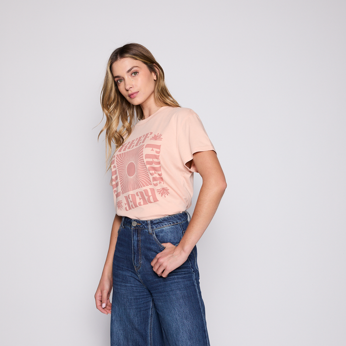 Polera Reef Women Pink Fucshia