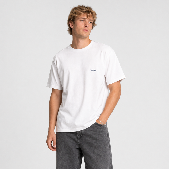 Polera Stance Badge White