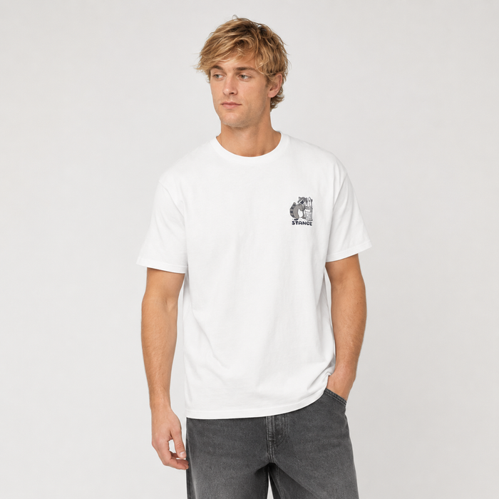 Polera Stance Trash To Treasure White