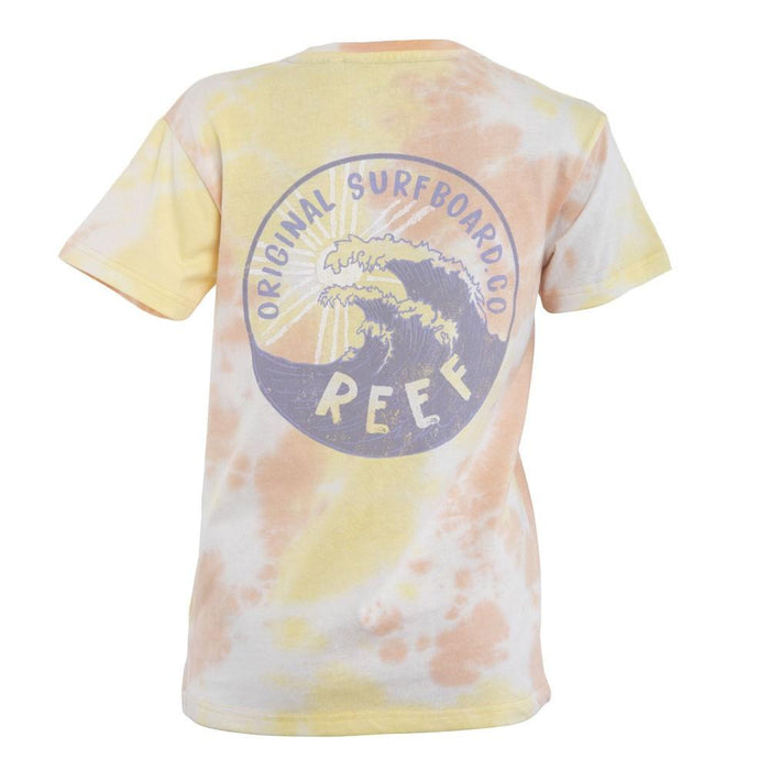 Polera Tie Dye Yellow Bolsillo