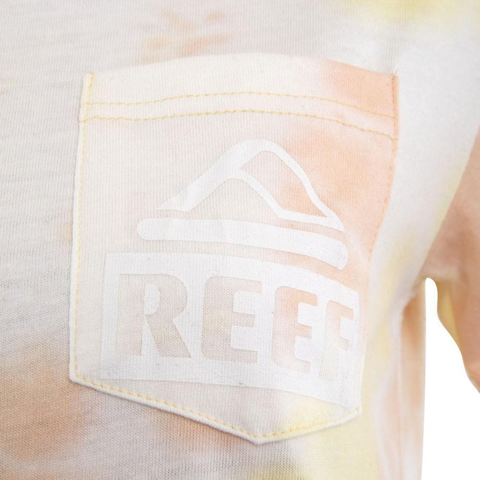 Polera Tie Dye Yellow Bolsillo