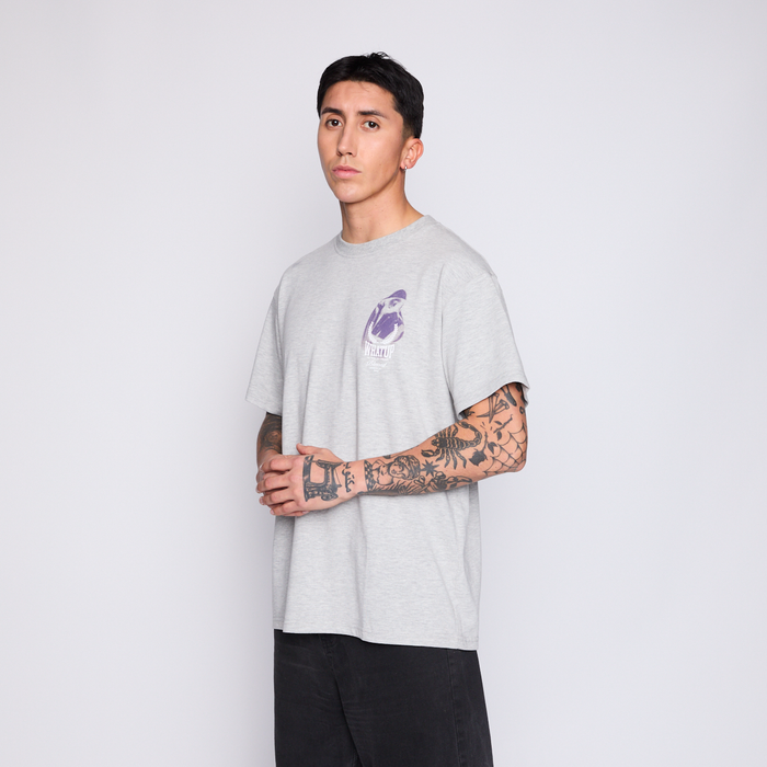 Polera Whatup Men Holy Marie Grey